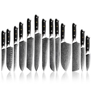 Ensemble de couteaux Grandsharp – 67 couches, acier damassé, 10CR15MOV