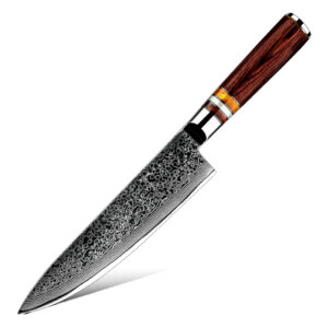 Couteau de chef Grandsharp – 67 couches, acier damassé, 10CR15MOV