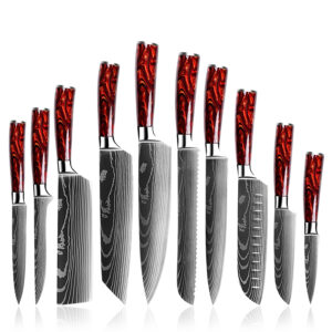 Ensemble de couteaux Grandsharp – acier damassé