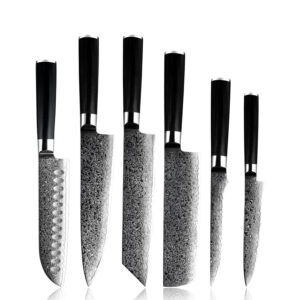 Ensemble de couteaux Grandsharp – 67 couches, acier damassé