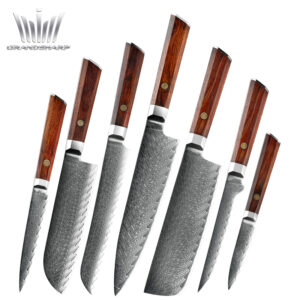 Accessoire de cuisine Grandsharp – acier damassé