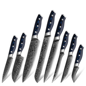 Accessoire de cuisine Grandsharp – acier damassé, AUS10