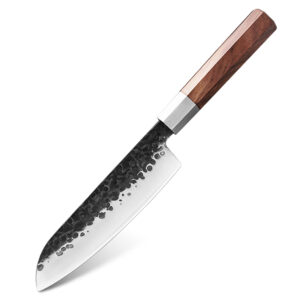 Couteau Santoku Grandsharp – 7 pouces, acier inoxydable