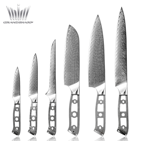 Ébauche de lame Grandsharp – acier damassé, AUS10