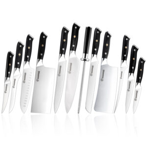 Ensemble de couteaux Grandsharp – acier à haute teneur en carbone