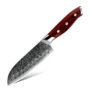 Accessoire de cuisine Grandsharp – 5 pouces, 67 couches, acier damassé