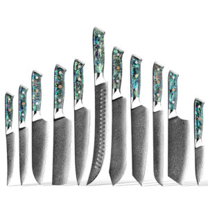 Ensemble de couteaux Grandsharp – acier damassé