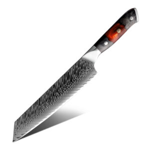 Couteau Kiritsuke Grandsharp – 8,3 pouces, acier damassé, AUS10