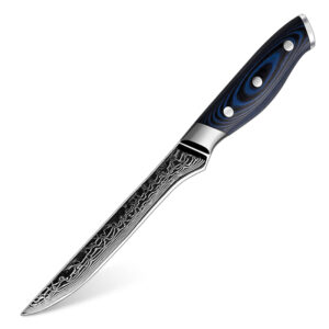 Couteau à désosser Grandsharp – 6 pouces, acier damassé