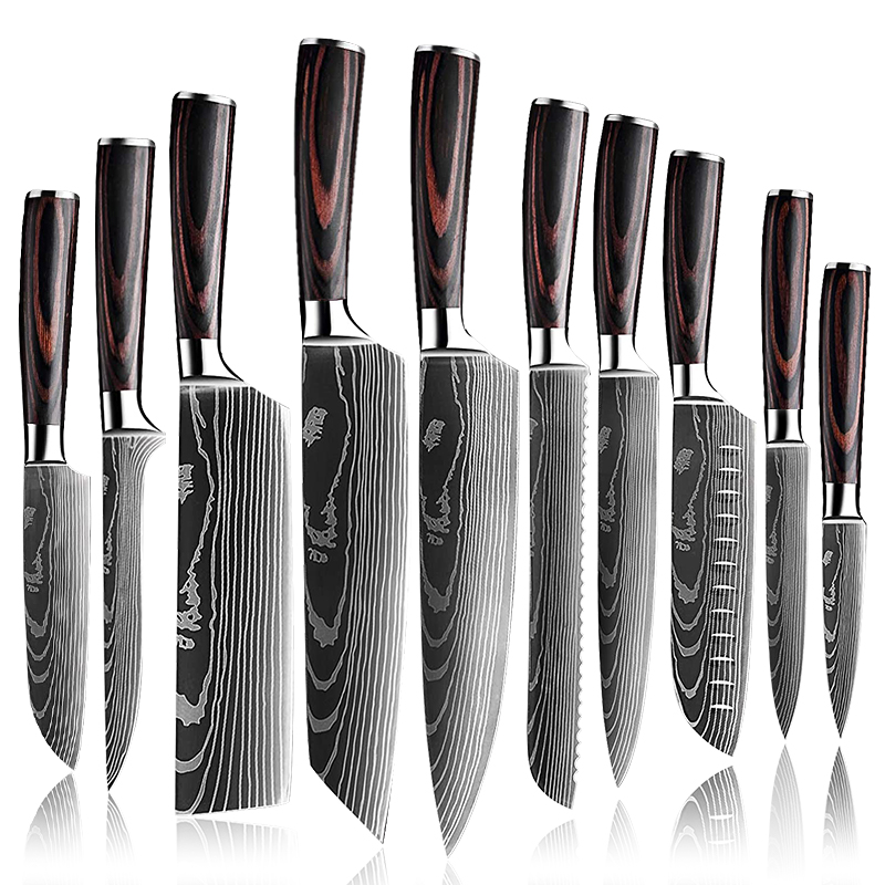 Ensemble de couteaux Grandsharp – acier inoxydable