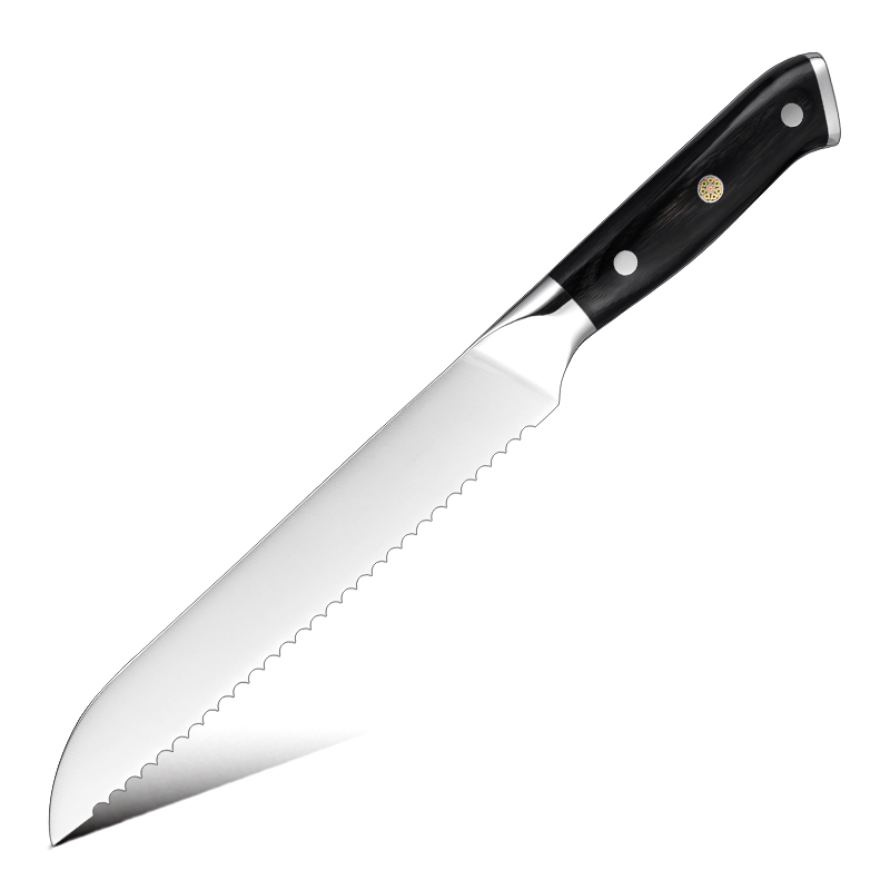 Couteau à pain Grandsharp – 8 pouces, acier inoxydable