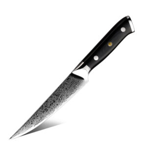 Couteau à steak Grandsharp – 4,5 pouces, 67 couches, acier damassé, 10CR15MOV