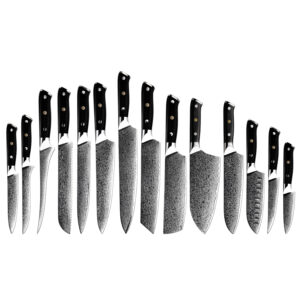 Ensemble de couteaux Grandsharp – 67 couches, acier damassé, 10CR15MOV