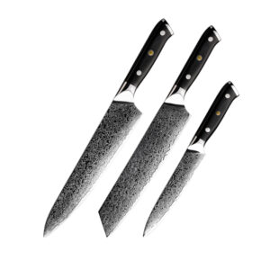 Ensemble de couteaux Grandsharp – 67 couches, acier damassé, 10CR15MOV