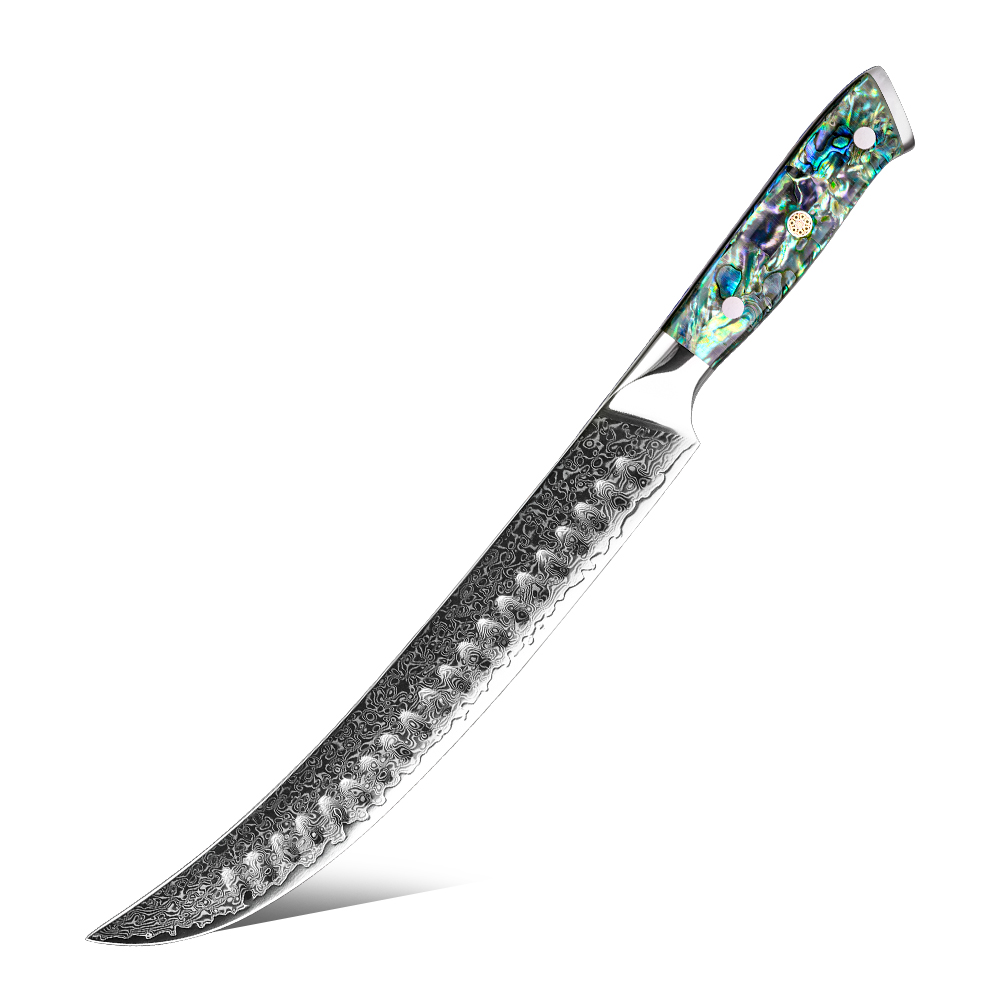 Couteau de boucher Grandsharp – acier damassé