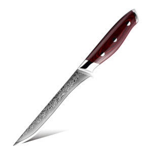 Couteau à désosser Grandsharp – 67 couches, acier damassé