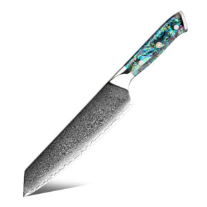 Couteau Kiritsuke Grandsharp – 8 pouces, 67 couches, acier damassé