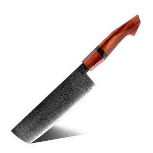 Couteau Nakiri Grandsharp – 7 pouces, 67 couches, acier damassé, 10CR15MOV