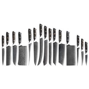 Ensemble de couteaux Grandsharp – 67 couches, acier damassé