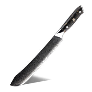 Couteau de cuisine Grandsharp – 9 pouces, 67 couches, acier damassé