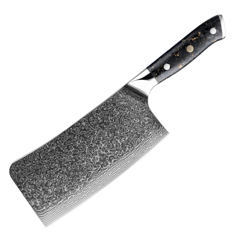 Couperet Grandsharp – 67 couches, acier damassé, 10CR15MOV