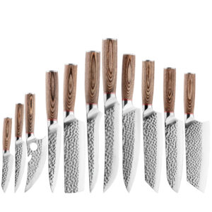 Ensemble de couteaux Grandsharp – 11 pièces, acier inoxydable