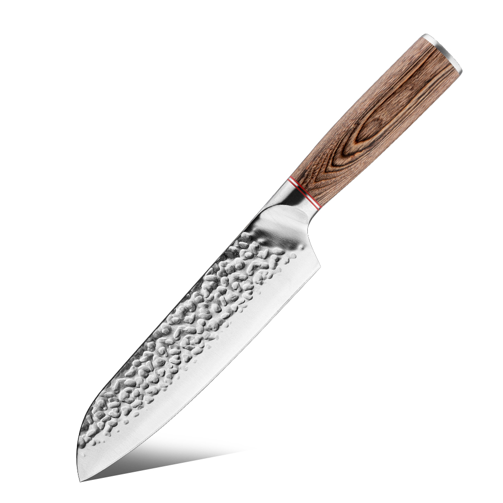 Couteau Santoku Grandsharp – 7 pouces, acier inoxydable