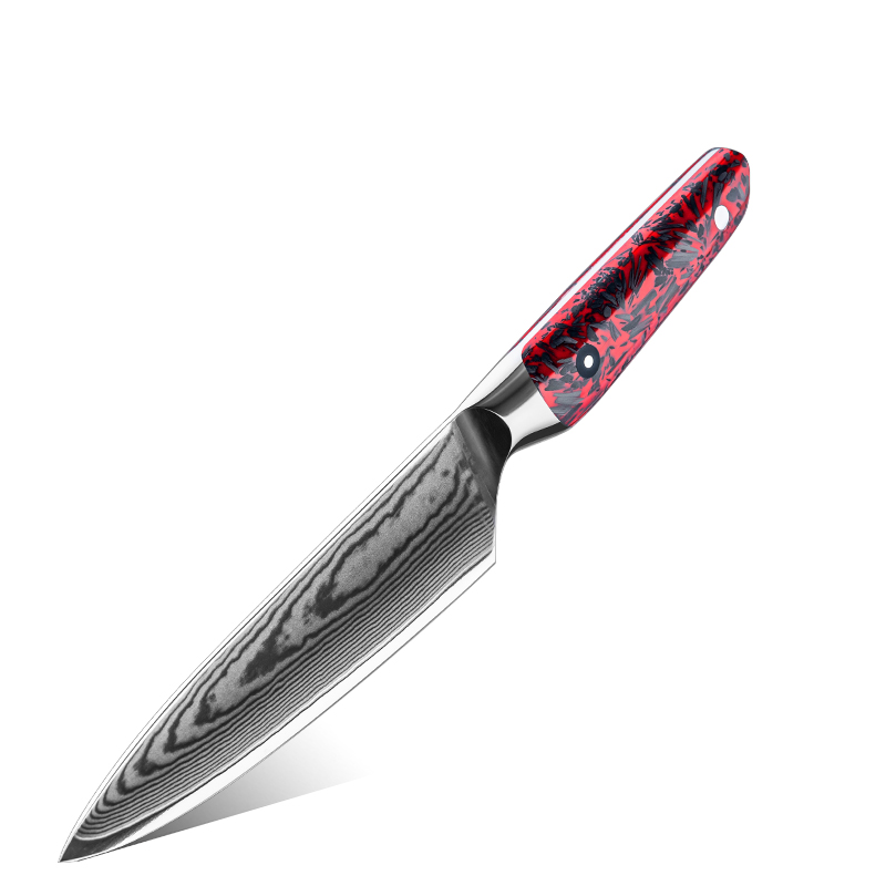 Couteau utilitaire Grandsharp – 67 couches, acier damassé