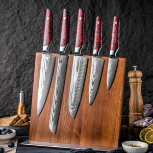 Ensemble de couteaux Grandsharp – acier damassé