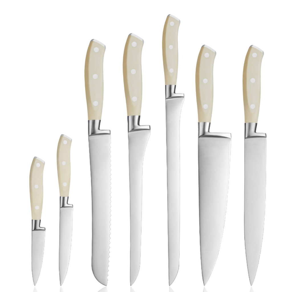 Ensemble de couteaux Grandsharp – acier inoxydable