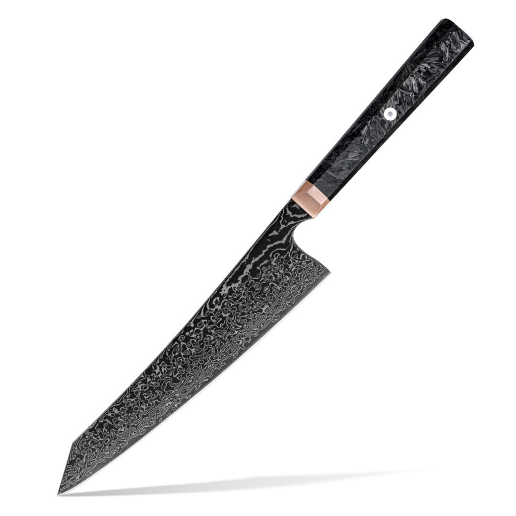 Couteau Kiritsuke Grandsharp – 8,5 pouces, 67 couches, acier damassé