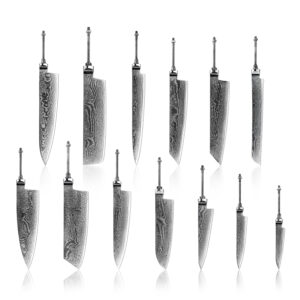 Ébauche de lame Grandsharp – 67 couches, acier damassé