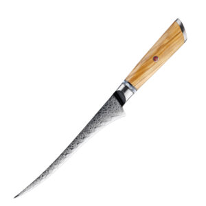 Couteau à désosser Grandsharp – 67 couches, acier damassé, AUS10