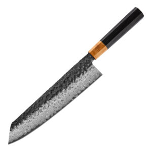 Couteau Kiritsuke Grandsharp – 9,5 pouces, 67 couches, acier damassé, 10CR15MOV