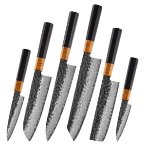 Ensemble de couteaux Grandsharp – 67 couches, acier damassé, 10CR15MOV