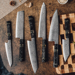 Ensemble de couteaux Grandsharp – 67 couches, acier damassé