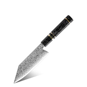 Couteau Bunka Grandsharp – 5,5 pouces, 67 couches, acier damassé