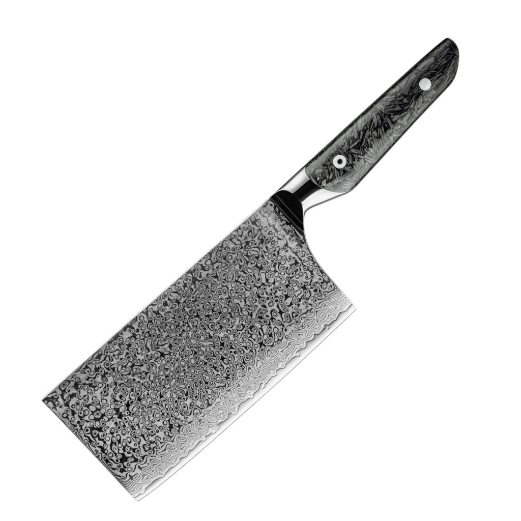 Couperet Grandsharp – 67 couches, acier damassé, AUS10