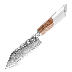 Couteau Bunka Grandsharp – 5,5 pouces, 67 couches, acier damassé, AUS10