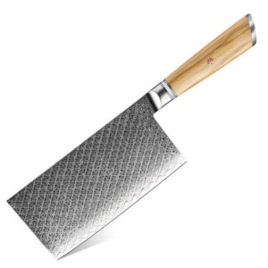 Couperet Grandsharp – 7 pouces, 67 couches, acier damassé