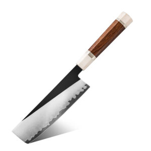 Couteau Nakiri Grandsharp – 6,5 pouces, acier poudré, PM204