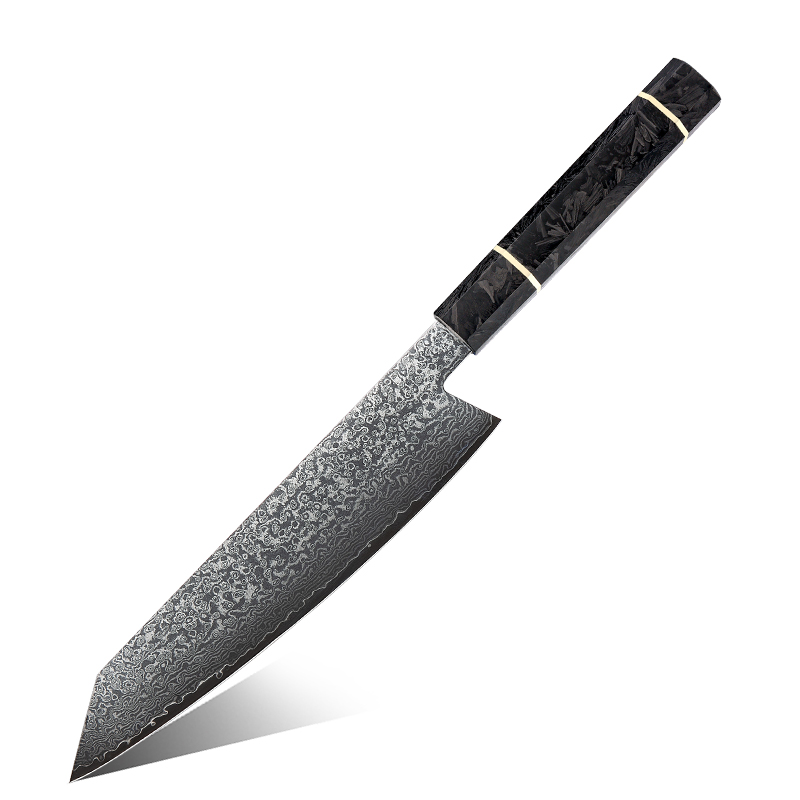 Couteau Kiritsuke Grandsharp – acier damassé, 10CR15MOV