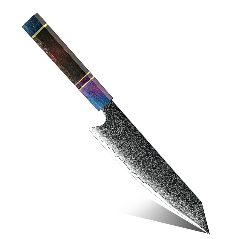 Couteau Kiritsuke Grandsharp – 67 couches, acier damassé